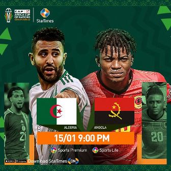 مشاهدة مباراة الجزائر وأنغولا كاملة كأس الأمم الإفريقية 2023 ROUND 1